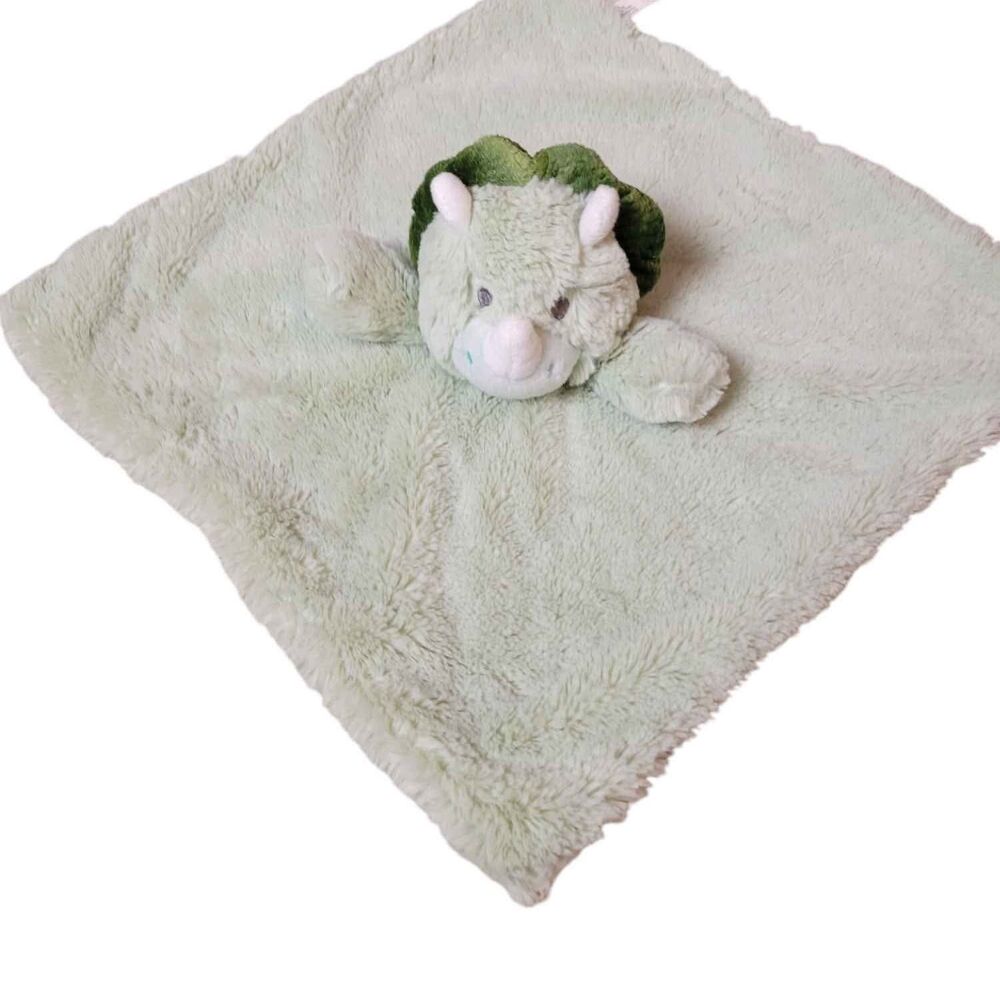 2023 Kellytoy Lovie Dinosaur Rattle Plush Security Blanket